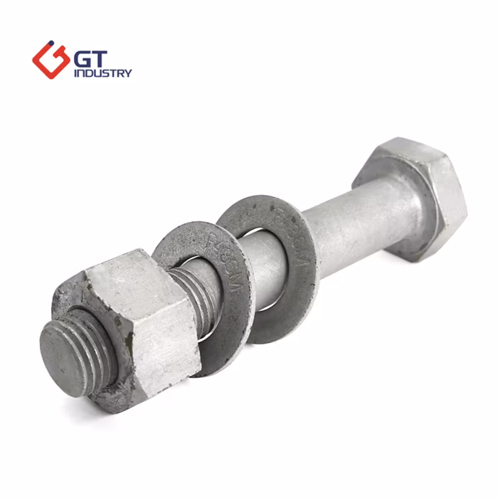 Heavy Hex Head Bolt with Nut and Washer/T Head Bolt / Flange Bolt / Anchor Bolt / U-Bolt / Wedge Anchor Bolt