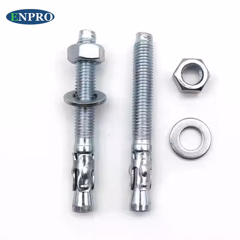 Steel Metal Concrete Galvanized Wedge Anchor Bolt for Concrete Wall