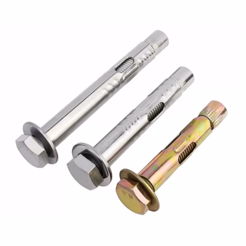 Galvanized Hex Expansion Screw Anchor Hexagon Sleeve Type Floor Expansion Bolt for Casing Stair Railing