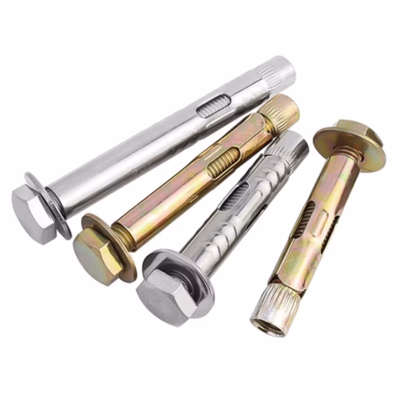 Galvanized Hex Expansion Screw Anchor Hexagon Sleeve Type Floor Expansion Bolt for Casing Stair Railing