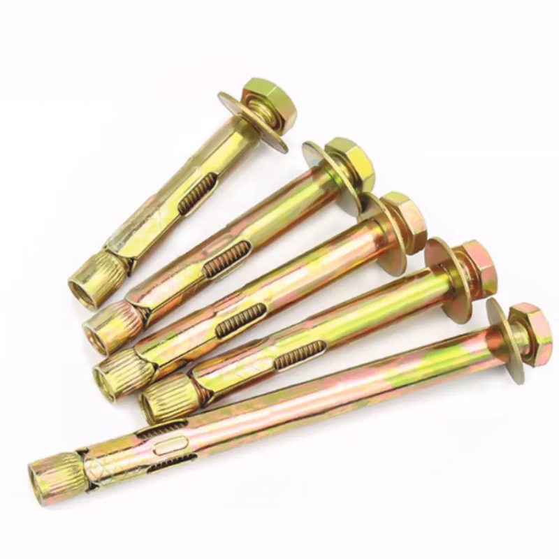 Galvanized Hex Expansion Screw Anchor Hexagon Sleeve Type Floor Expansion Bolt for Casing Stair Railing