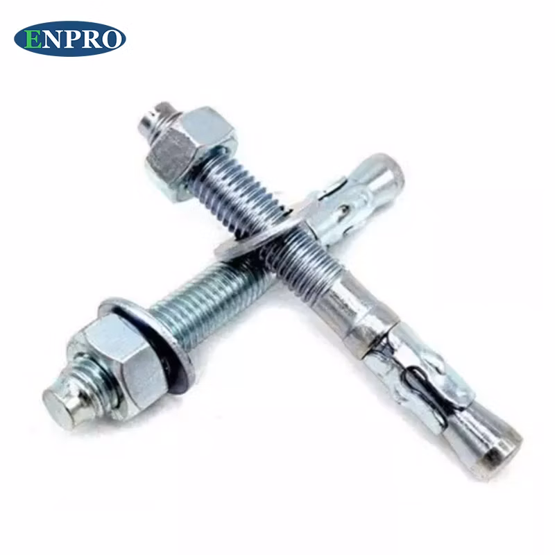 Steel Metal Concrete Galvanized Wedge Anchor Bolt for Concrete Wall
