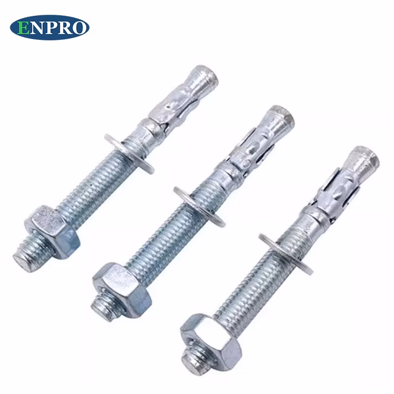Steel Metal Concrete Galvanized Wedge Anchor Bolt for Concrete Wall