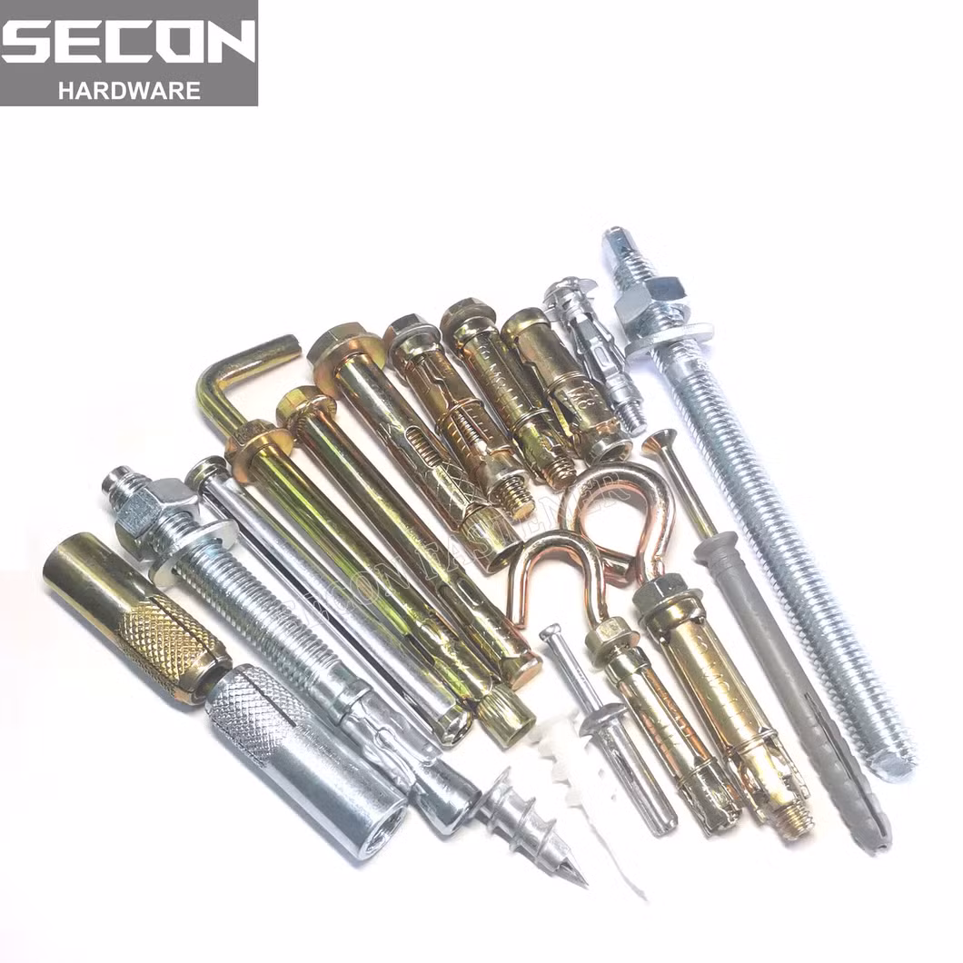 Made in China Factory Carbon Steel Metal Frame Anchor Bolt for Window and Door