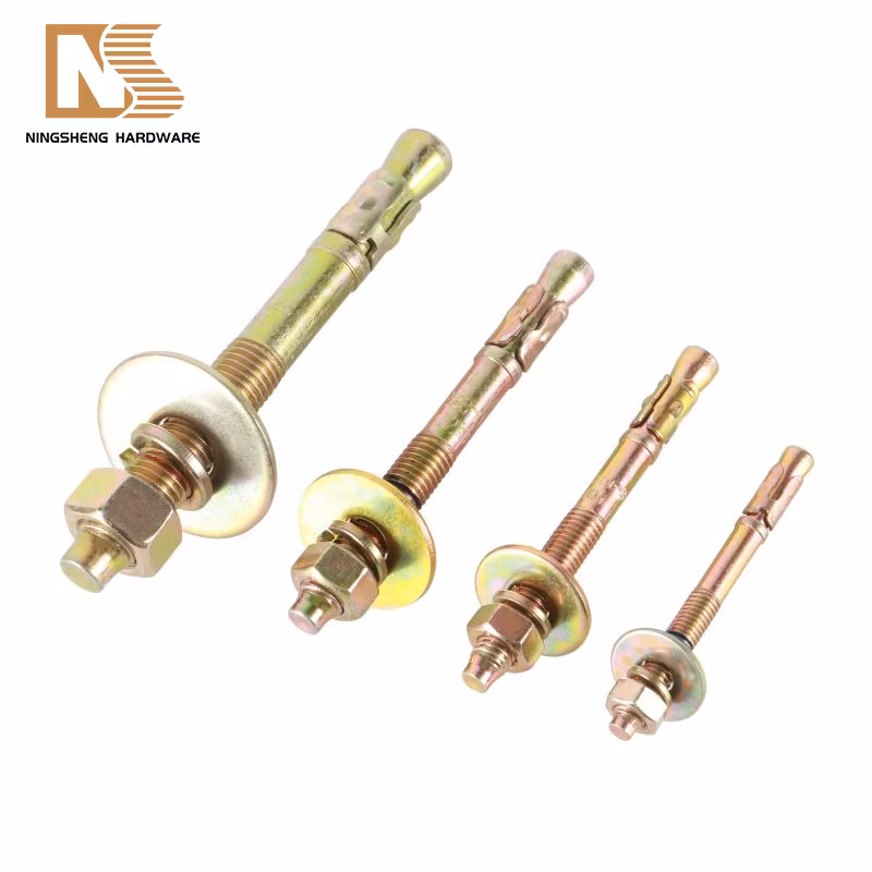 Drywall Concrete Steel Fastener Grade 6.8 Expansion Wedge Anchor Bolt Drop in
