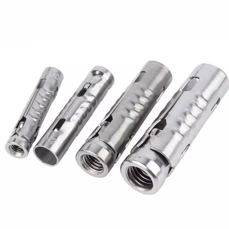 Yellow Zinc Plated Large Washer Sleeve Type Expansion Anchor Bolt for Elevator Lifting Installation