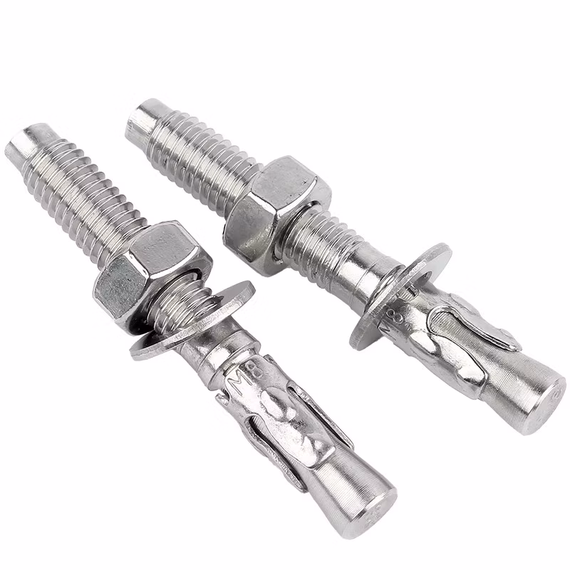 Yellow Zinc Plated Large Washer Sleeve Type Expansion Anchor Bolt for Elevator Lifting Installation