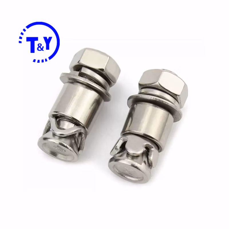 Yellow Zinc Plated Large Washer Sleeve Type Expansion Anchor Bolt for Elevator Lifting Installation