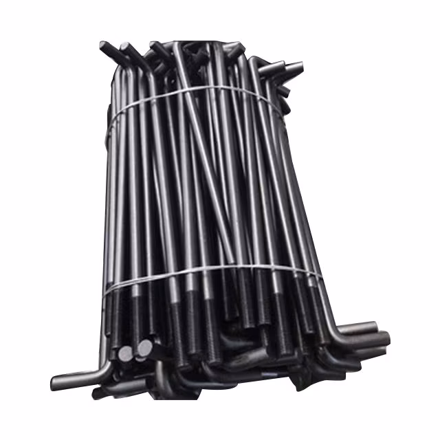 All Size Stainless/Carbon Steel Zinc Expansion Concrete Anchor Bolts J/U/L Shape Foundation Bolt for Construction Factory Price