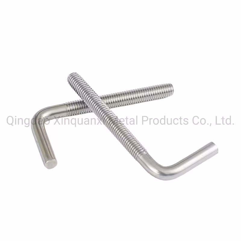 Shaped Anchor Bolt Foundation L 7 Type Bolt Right-Angle Anchor Hook Bolt