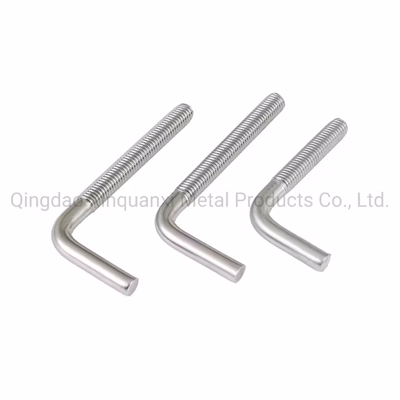 Shaped Anchor Bolt Foundation L 7 Type Bolt Right-Angle Anchor Hook Bolt