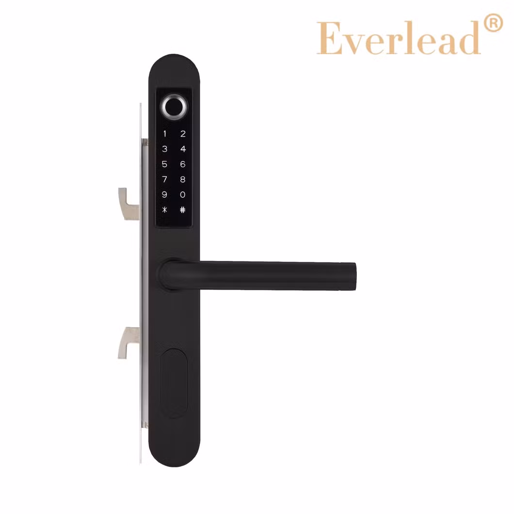 Ttlock Smart Aluminum Door Fingerprint Password Narrow Gate Digital Smart Lock for Sliding Glass Door