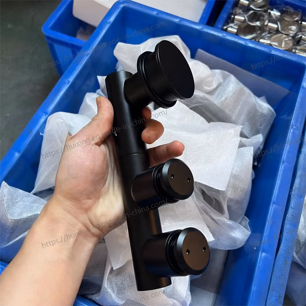 Hot Sell Modern Glass Door Connector Stainless Steel Fitting Bathroom Sliding System