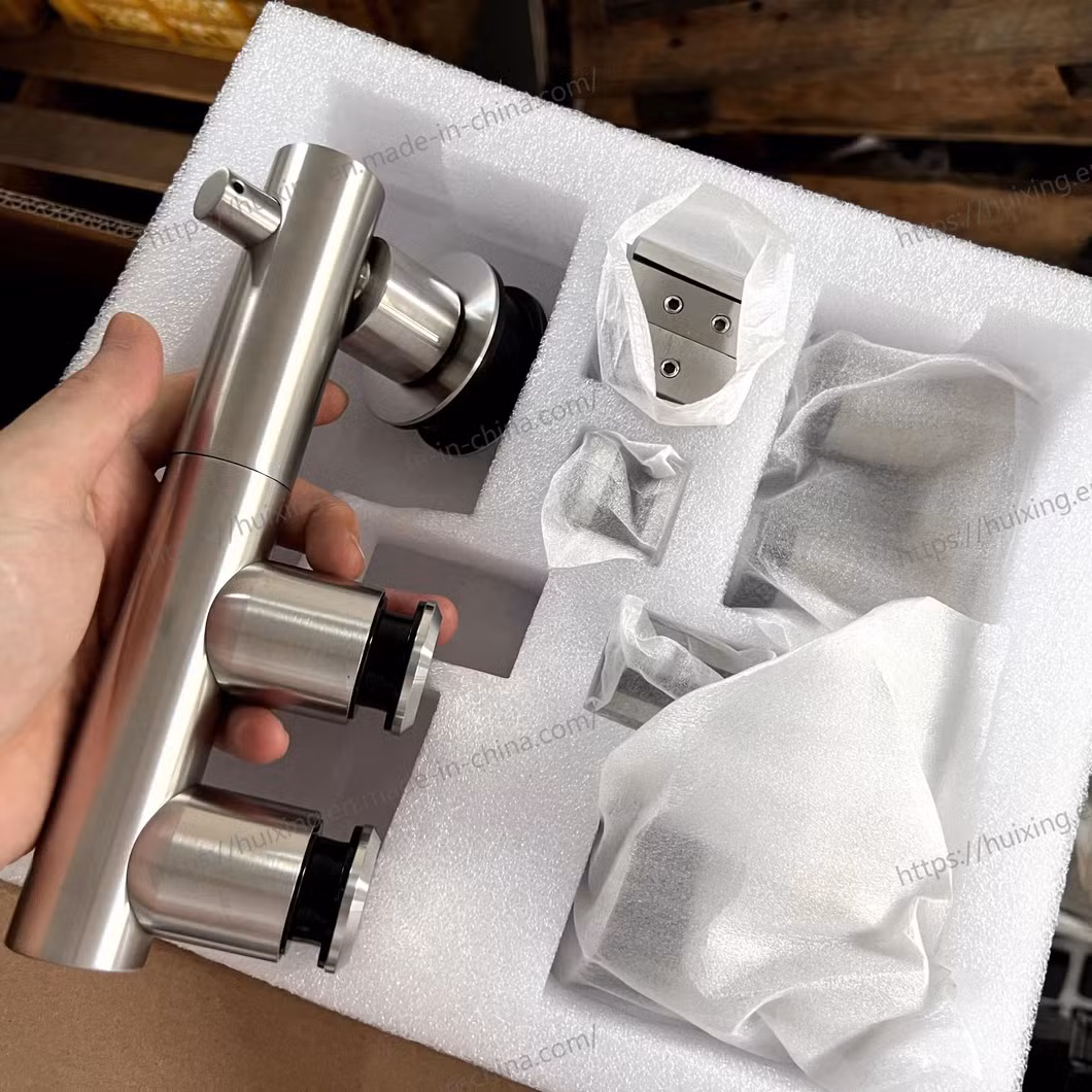 Hot Sell Modern Glass Door Connector Stainless Steel Fitting Bathroom Sliding System
