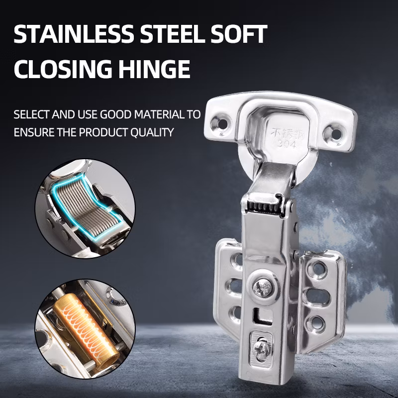 Furniture Hardware Hidden Kitchen Iron Auto Hydraulic Hinges Soft Closing Hinges