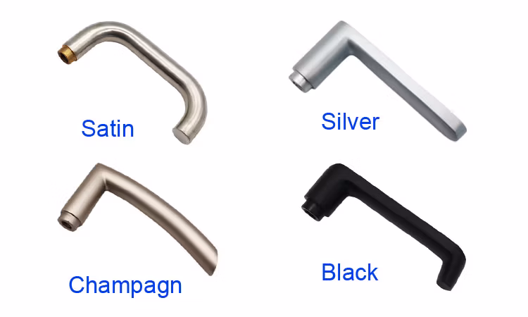 High Quality Black Glass Door Handle with Brass Key Lock Lock Door Handle Commercial Door Locksglass Door Lock Handle Glass Door Lock