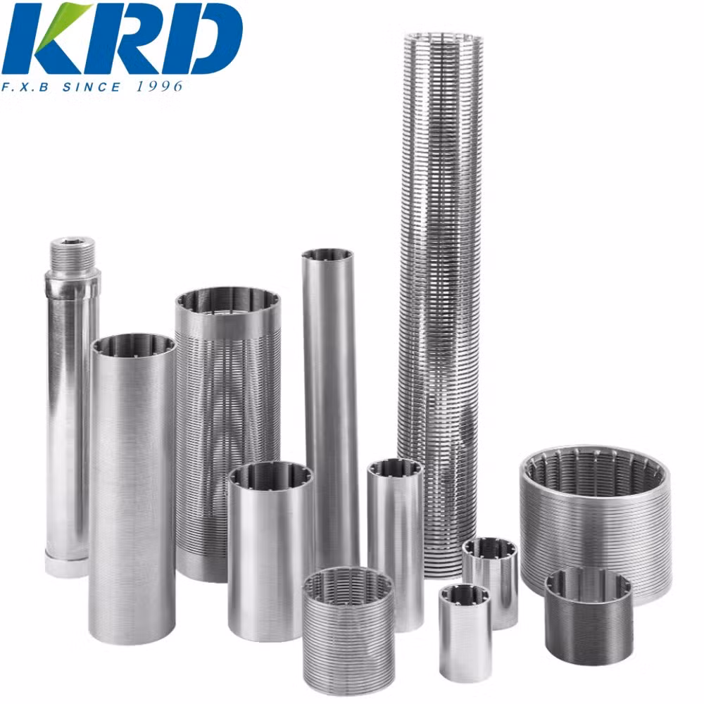 Krd Best Selling Screen Mesh Filter Oil Filtration Wire Mesh Wound Filter