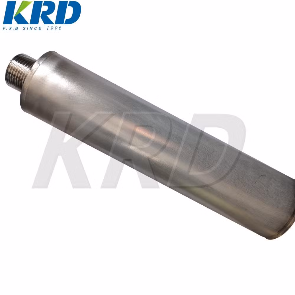 Krd Sintered Porous Stainless Steel Filter Element Product for Oil Filtration 0.3um