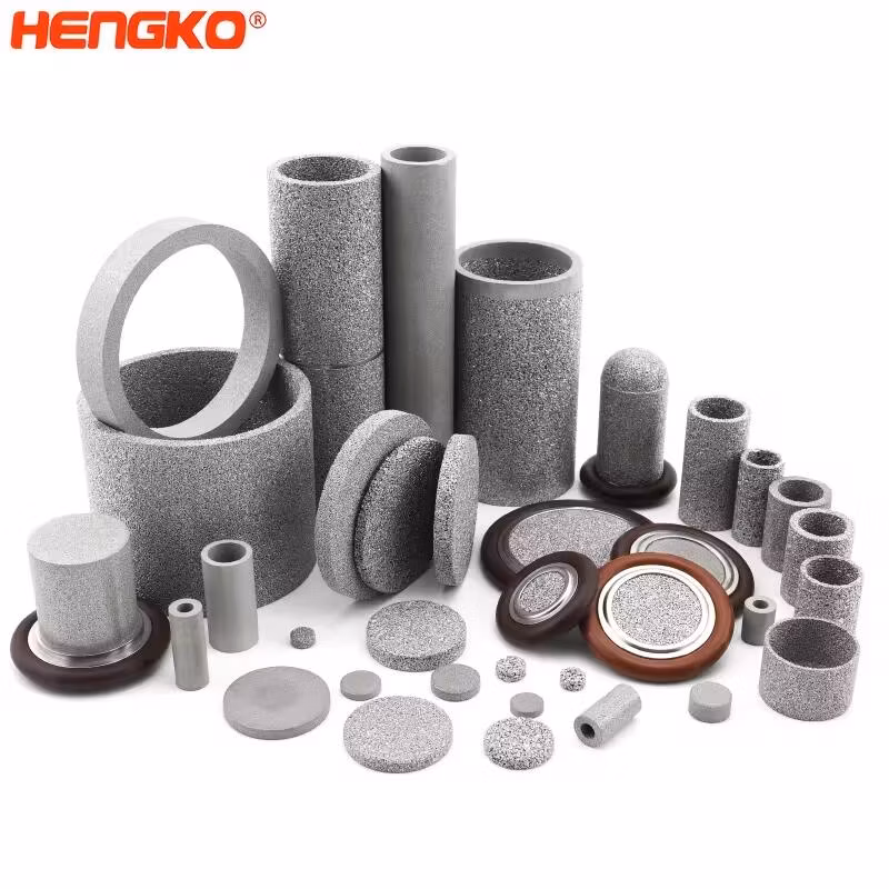 Custom Various Sizes Stainless Steel Powder Sintered Filter 0.1-120 Micron Porous Metal Cup Filter