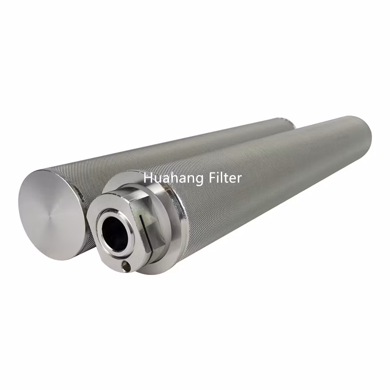 High temperature resistant washable durable metal stainless steel 304 sintered felt factory price 5 micron sintered filter cartridge for industry