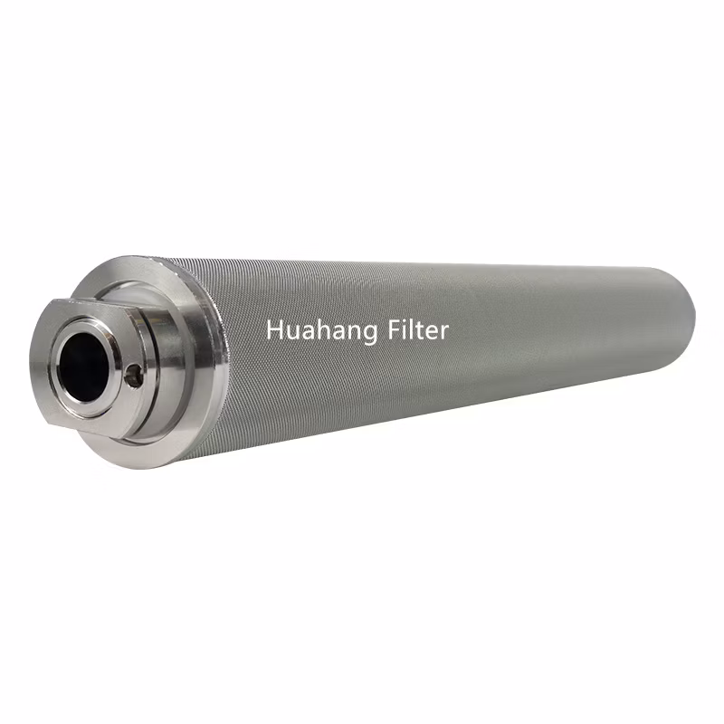 High temperature resistant washable durable metal stainless steel 304 sintered felt factory price 5 micron sintered filter cartridge for industry