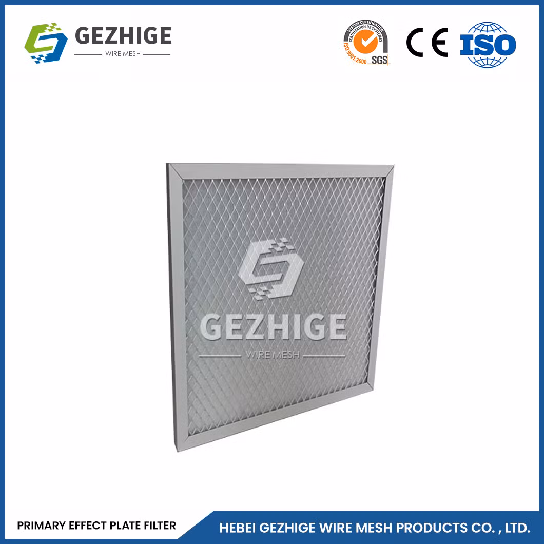 Gezhige Metal Porous Filter Cartridge Fabricators High Efficiency Filter China 5 Gpm Filtration Rate Primary Effect Filter Cotton Air Inlet Filter