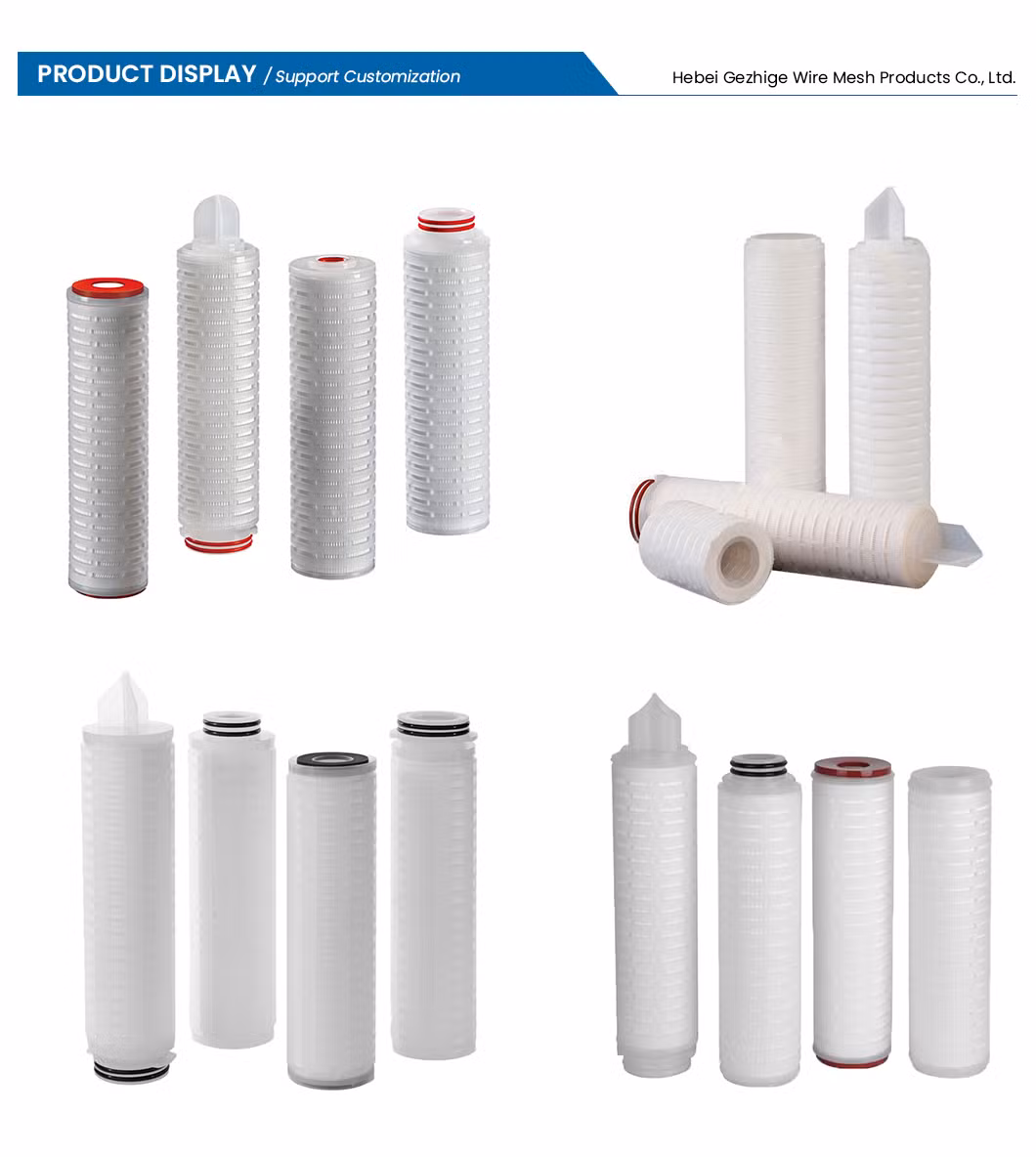 Gezhige Metal Porous Filter Cartridge Fabricators High Efficiency Filter China 5 Gpm Filtration Rate Primary Effect Filter Cotton Air Inlet Filter