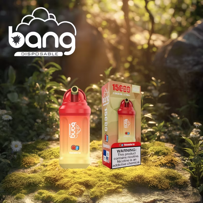 Bang 15000 Puffs Nicotine Pouch Filling Machine Liquid Rechargeable Smart Disposable Wholesale Vape Pen