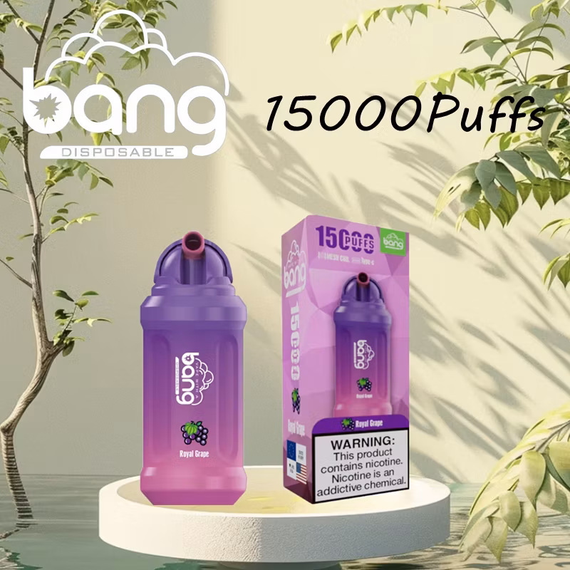 Bang 15000 Puffs Nicotine Pouch Filling Machine Liquid Rechargeable Smart Disposable Wholesale Vape Pen