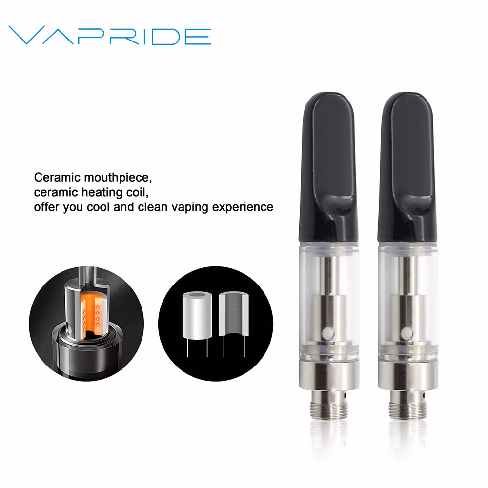 Ca USA Wholesale 0.5/1.0ml Ceramic Coil Empty 510 Thread Vape Cartridge Wholesale E Cigarette Atomizer