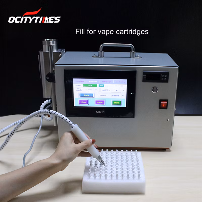 Ocitytimes F7 Low Price CO2 Oil Disposable 510 Vape Cartridge Filling Machine