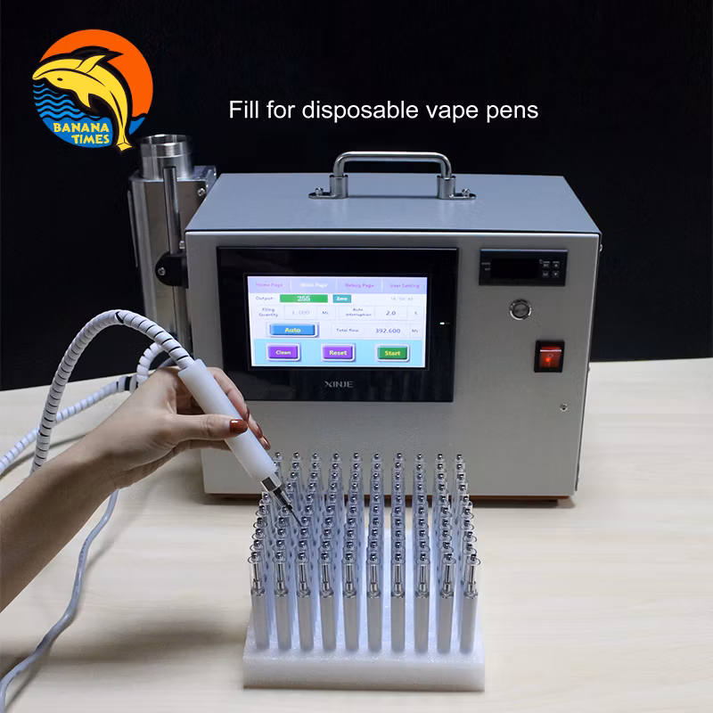 TF-M Semi Automatic Liquid Filling Machine for 1.0ml Cartridge Vape Pen E Cig