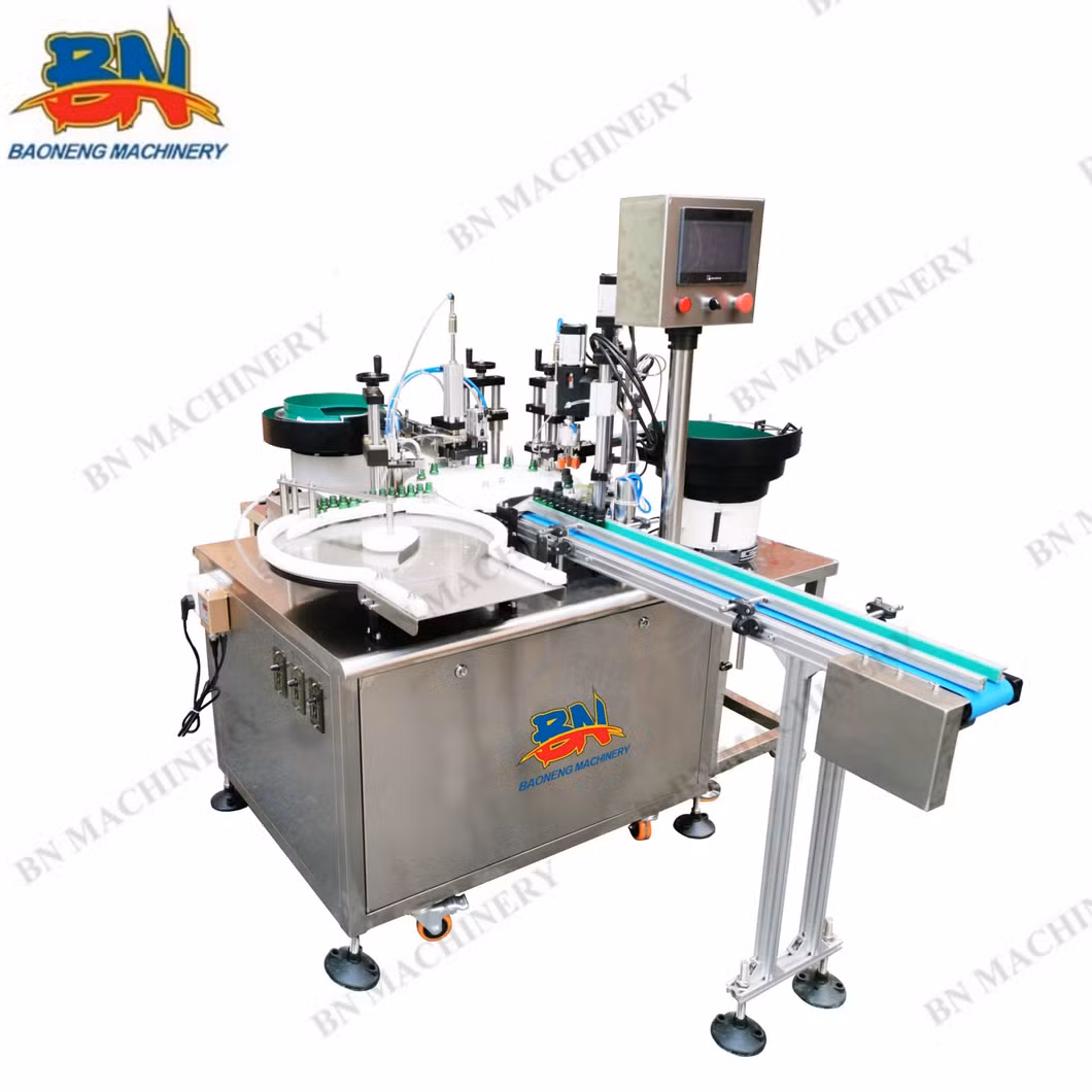 Factory Liquid Gel Volumetric Vial Oil E Juice Bottle Vape Filling Machine