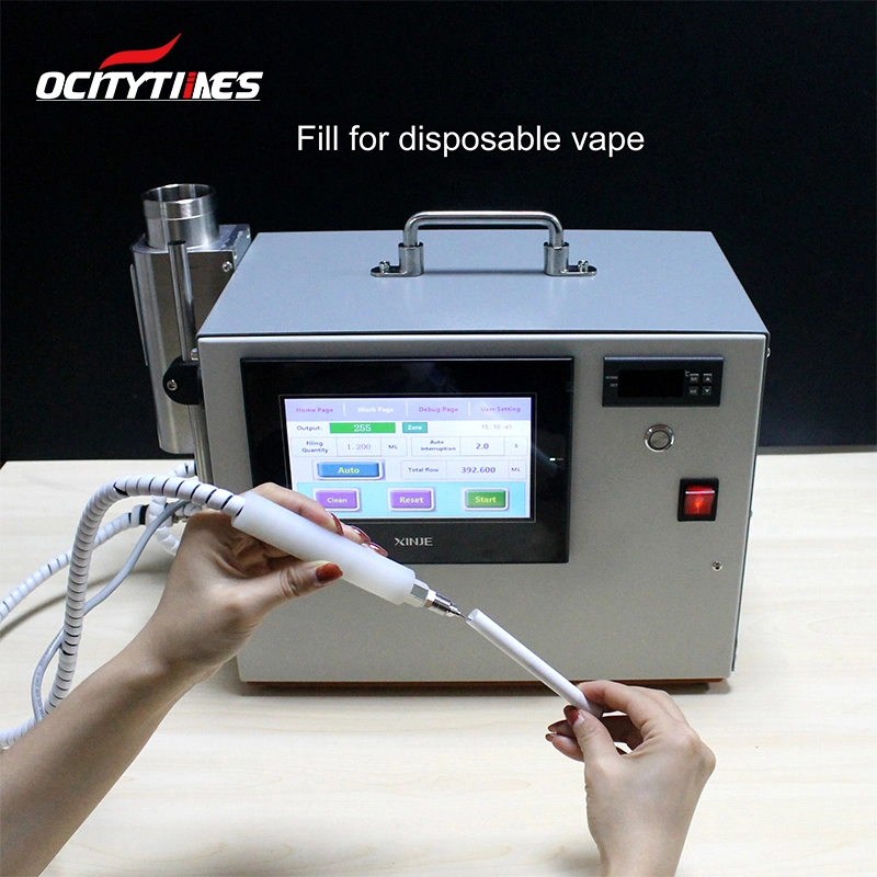 2023 New Machine Low Price Single Nozzle Disposable Cartridge Electric Vape Filler Equipment Fruit Flavor Vape Cartridge Oil Liquid Filling Machine