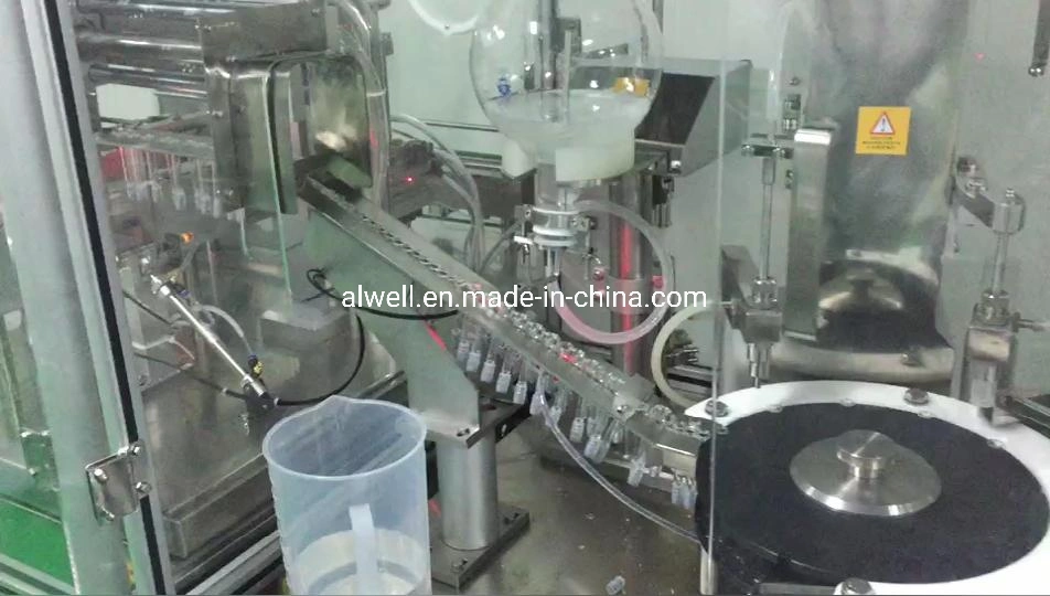 Alwell Prefilled Glass Plastic Disposable Syringe Filling Machine