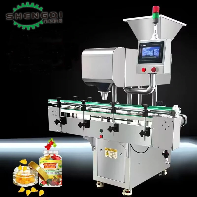 Automatic High Speed Electronic Component Calcium Tablet Cod-Liver Oil Capsule Pill Medicine Counting Filling Machine