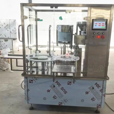 Chemical Bottle Filler 2 Needles Automatic Medicine Liquid Perfume Oil Vial Filling Sealing and Capping Machine Price