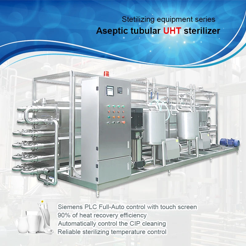 New Design CIP cleaning and self sterilizing UHT sterilizer autoclave machine