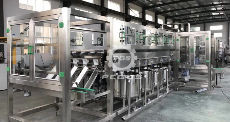 Full Auto Big Bottle Five Gallon Barrel Water Filling Machine 5 Gallon Water Bottling Plant Bottled 5 Gallons Water Machine