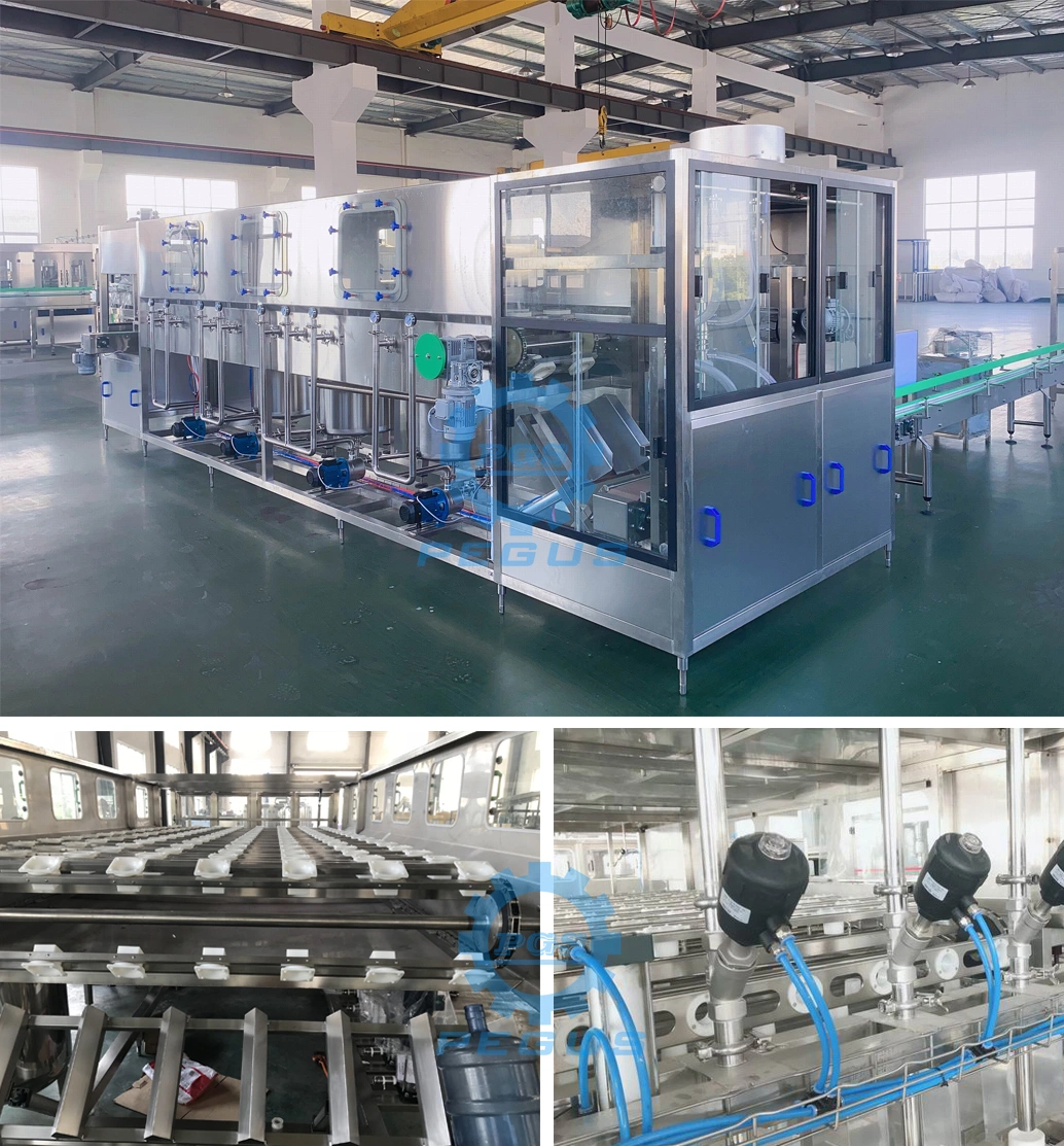 Full Auto Big Bottle Five Gallon Barrel Water Filling Machine 5 Gallon Water Bottling Plant Bottled 5 Gallons Water Machine