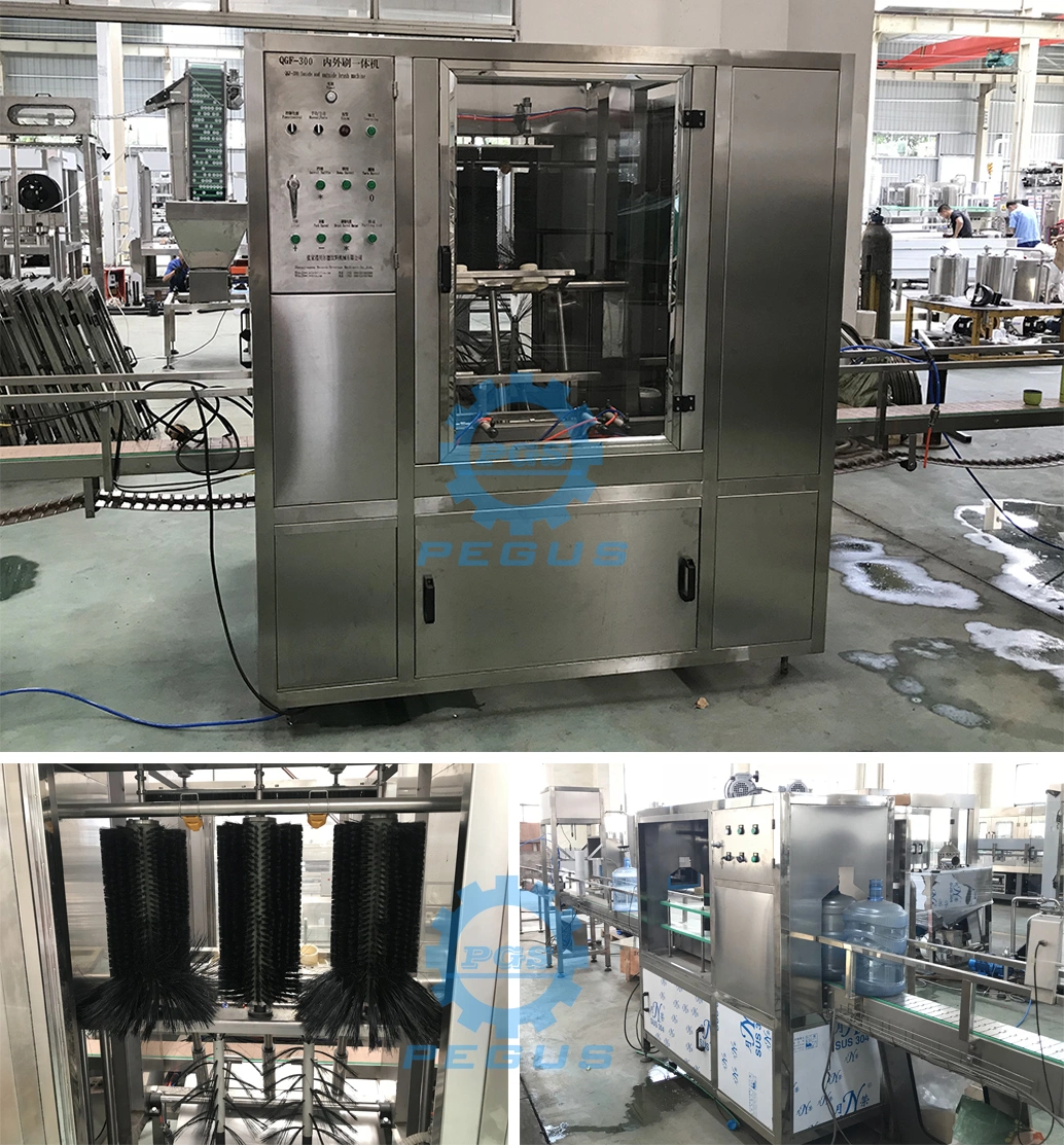 Full Auto Big Bottle Five Gallon Barrel Water Filling Machine 5 Gallon Water Bottling Plant Bottled 5 Gallons Water Machine