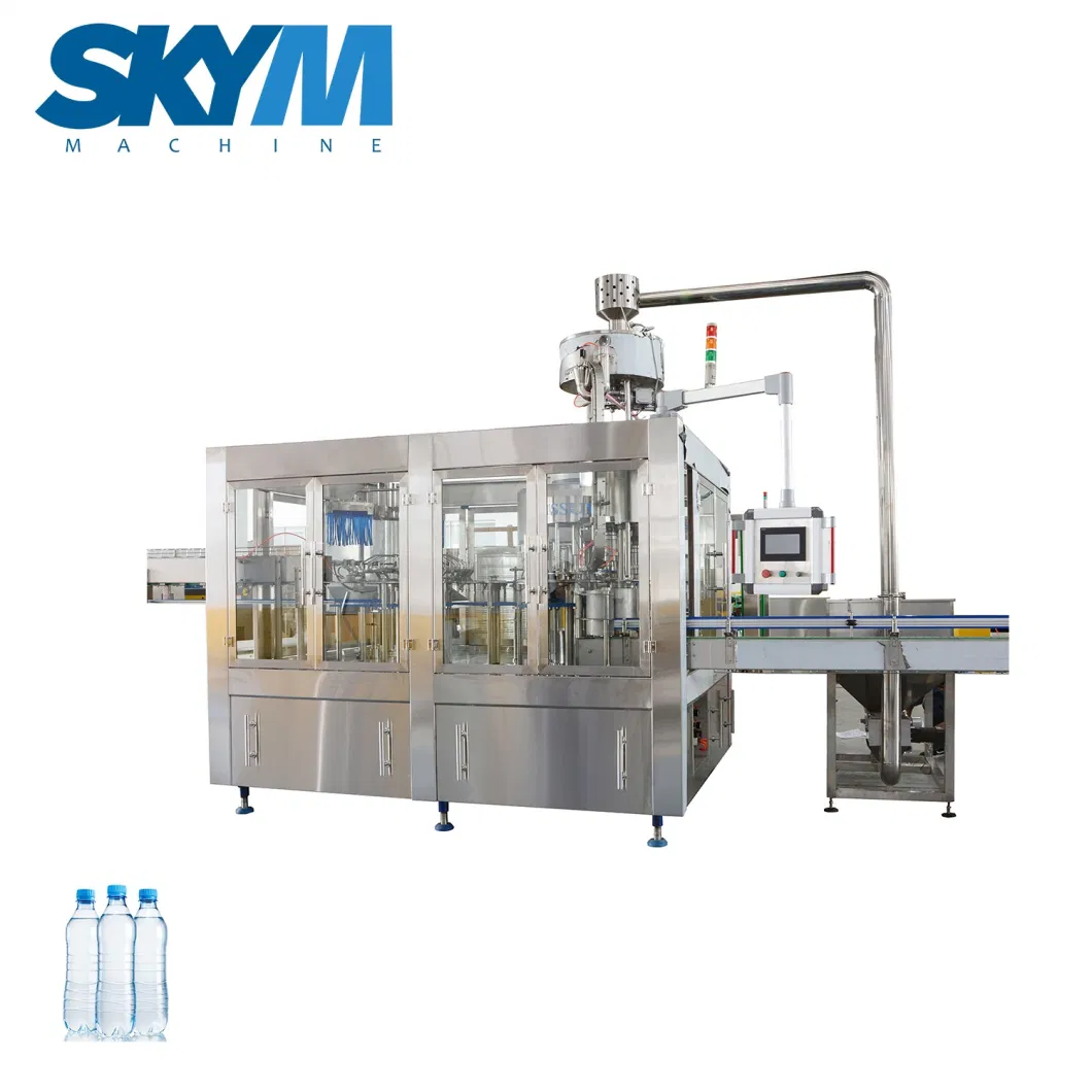 3 in 1 Automatic Pet Bottle Drinking Beverage Mineral Water Filling Capping Machine Price