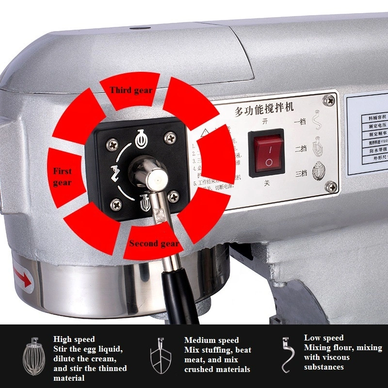 Commercial Dough Mixer Dough Mixer Kneading Machine Planetary Mixer