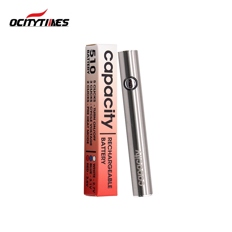 Ocitytimes Hottest Portable 380 mAh Preheat Rechargeable Vape Battery Pen