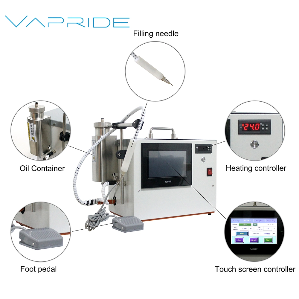 Vapride TF-M Manual Filling Machine for Empty Vape Cartridge