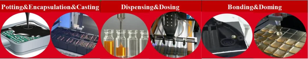 Resin Filling Machine Ab Componnets Dispensing System Under Vacuum Glue Dispensing Potting Machine