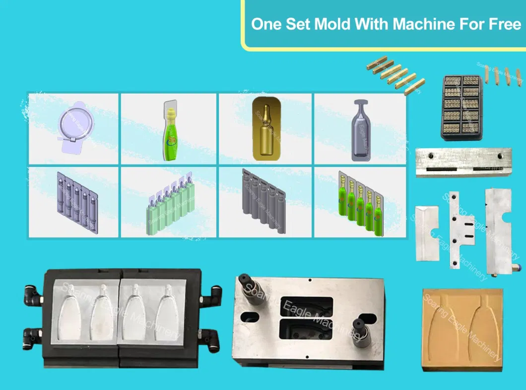 Mini Dose Olive Oil Capsule Packaging Machine Ful Automatic Plastic Ampoule Forming Filling Sealing Machine