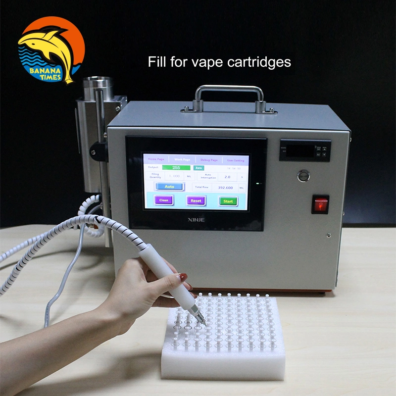 Original TF-M Semi Automatic Thick Oil Cartridge Filling Machines High Accurate Manual Vape Pen Cartridge Filling Machine