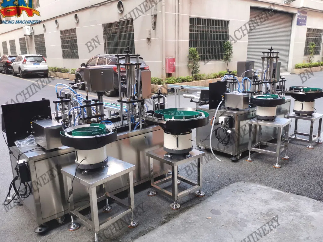 Bottle Feeding, Filling, Plugging, Capping etc Liquid Vape Filling Machine