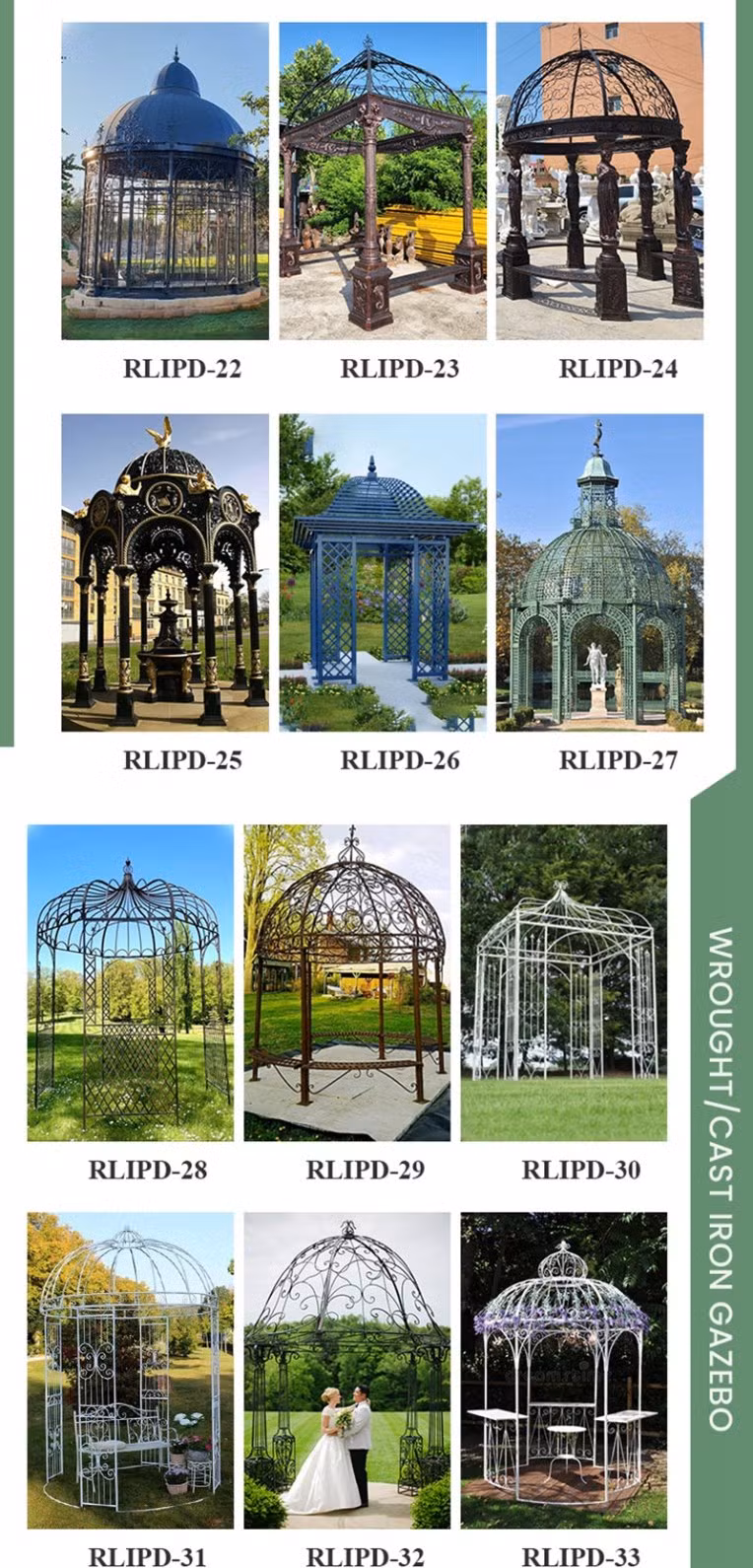 Outdoor White Wrought Iron Garden Gazebo Large Modern Orangery Sunroom